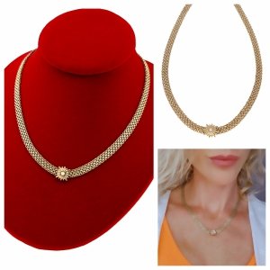 GOLD CHAIN NECKLACE celebrity STAINLESS STEEL