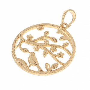 gold pendant 18k shiny xuping