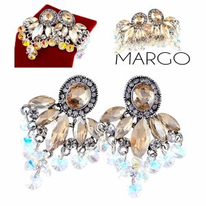 gold plated earrings with exclusive cubic zirconia
