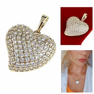 gold pendant 18k shiny xuping
