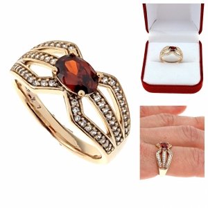 gold ring 18,60mm. gold-plated engagement xuping