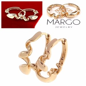 gold plated earrings with exclusive cubic zirconia