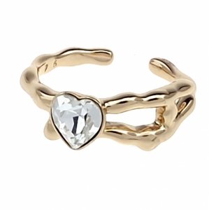 ring 18,30mm gold stainless steel