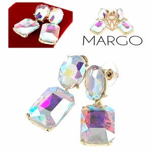gold plated earrings with exclusive cubic zirconia