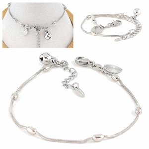 gold bracelet for a gold-plated leg