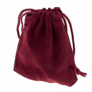 Velvet velour jewelry bag 9x7cm