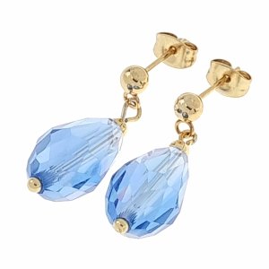 gold earrings made of stainless steel