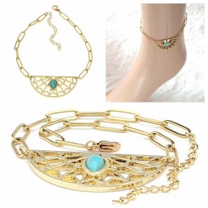 BRACELET GOLD CELEBRITY STAINLESS STEEL