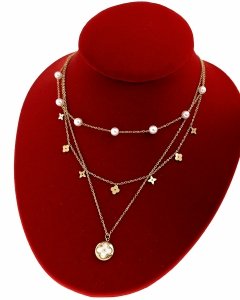 GOLD CHAIN NECKLACE celebrity STAINLESS STEEL