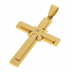 gold pendant stainless steel