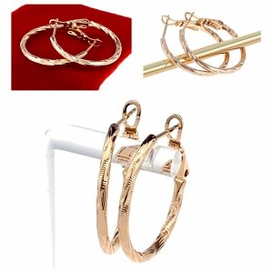 exclusive swarovski gold-plated earrings