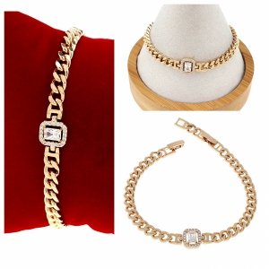 gold-plated 18k gold bracelet