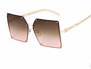 3246 Damskie okulary przeciwsłoneczne lato ozdobne