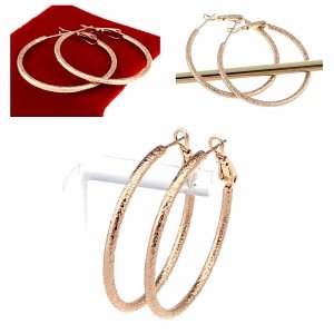 exclusive swarovski gold-plated earrings