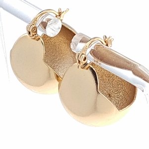 gold plated earrings with exclusive cubic zirconia