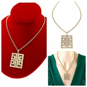 GOLD CHAIN NECKLACE celebrity STAINLESS STEEL