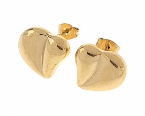 gold plated earrings with exclusive cubic zirconia