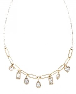 GOLD CHAIN NECKLACE celebrity STAINLESS STEEL