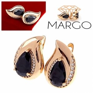 exclusive swarovski gold-plated earrings