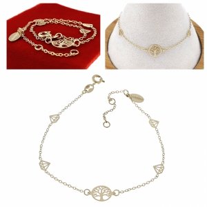 BRACELET GOLD CELEBRITY STAINLESS STEEL