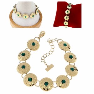 BRACELET GOLD CELEBRITY STAINLESS STEEL