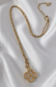 GOLD CHAIN NECKLACE celebrity STAINLESS STEEL