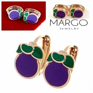 exclusive swarovski gold-plated earrings