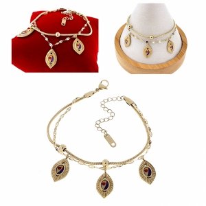 BRACELET GOLD CELEBRITY STAINLESS STEEL