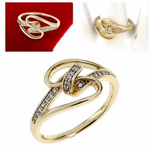 gold ring 18,60mm. gold-plated engagement xuping 