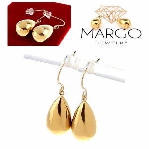 gold earrings made of stainless steel