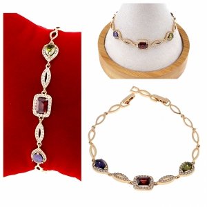 gold bracelet for a gold-plated leg