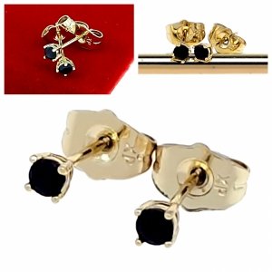 gold plated earrings with exclusive cubic zirconia