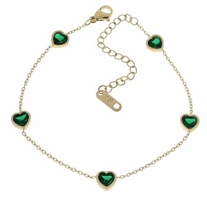 BRACELET GOLD CELEBRITY STAINLESS STEEL