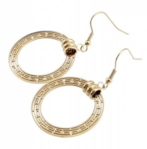 EARRINGS SILVER STAINLESS STEEL CELEBRITY