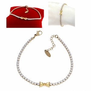 BRACELET GOLD CELEBRITY STAINLESS STEEL