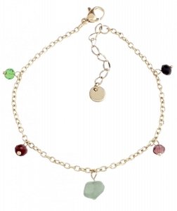 BRACELET GOLD CELEBRITY STAINLESS STEEL