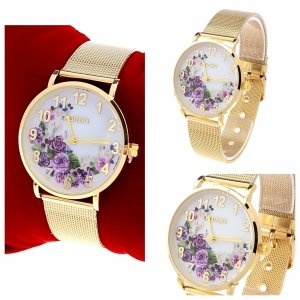 Women's watch golden kurren stainless steel
