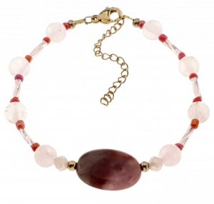 BRACELET GOLD CELEBRITY STAINLESS STEEL