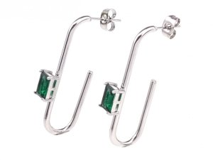 gold earrings made of stainless steel