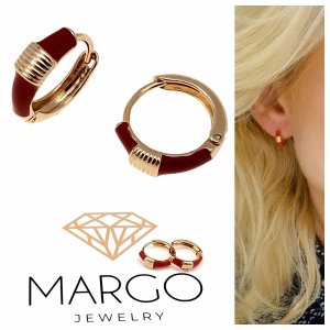 gold plated earrings with exclusive cubic zirconia