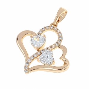 gold pendant 18k shiny xuping