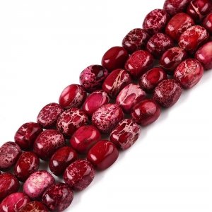 sz261 Jaspis cesarski kamień naturalny 6mm pasmo 40cm 