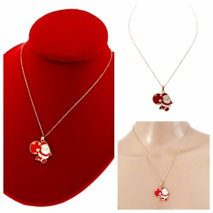 @2081 Złoty łańcuszek świąteczny 45+5 naszyjnik stal chirurgiczna Boże Narodzenie święta Mikołaj