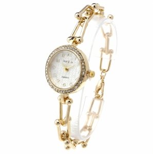 2375b Ekskluzywny damski złoty zegarek Kurren klasyk 