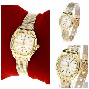 2806 Zegarek damski złoty stal chirurgiczna Kurren elegancki klasyk