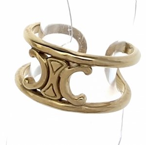 1266b Pierścionek złoty stal chirurgiczna 316L nierdzewna 