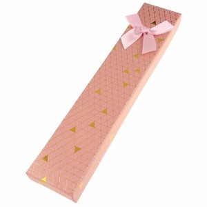 2311 Pudełko na biżuterię bransoletkę łańcuszek ozdobne z kokardką