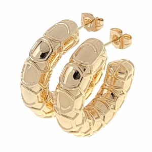 3125 Złote kolczyki pozłacane 18k koła 3,5cm Xuping wiszące
