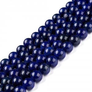 777 Lapis lazuli kamień naturalny 6mm pasmo 38cm 