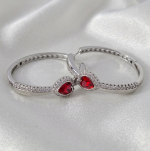 4715 Kolczyki srebrne pozłacane białym złotem wiszące koła 3,5cm Austrian Crystal